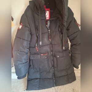 Canada Weather Black Ski & Snowboard Down Jacket